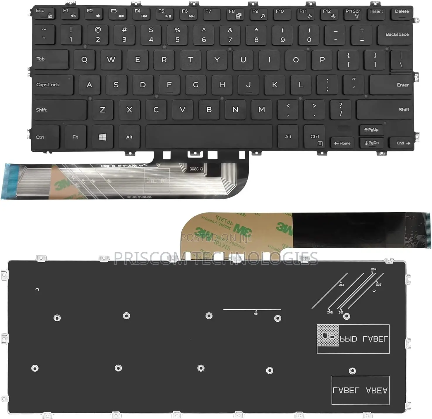 Laptop Keyboard For Dell Latitude 3400 ,3310 ,3390