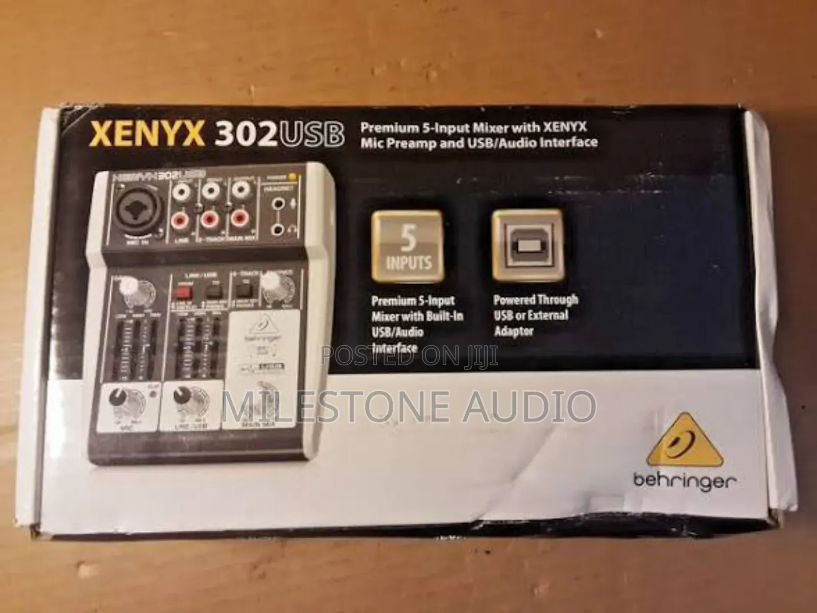 Behringer 302usb Premium 5-Input Mixer