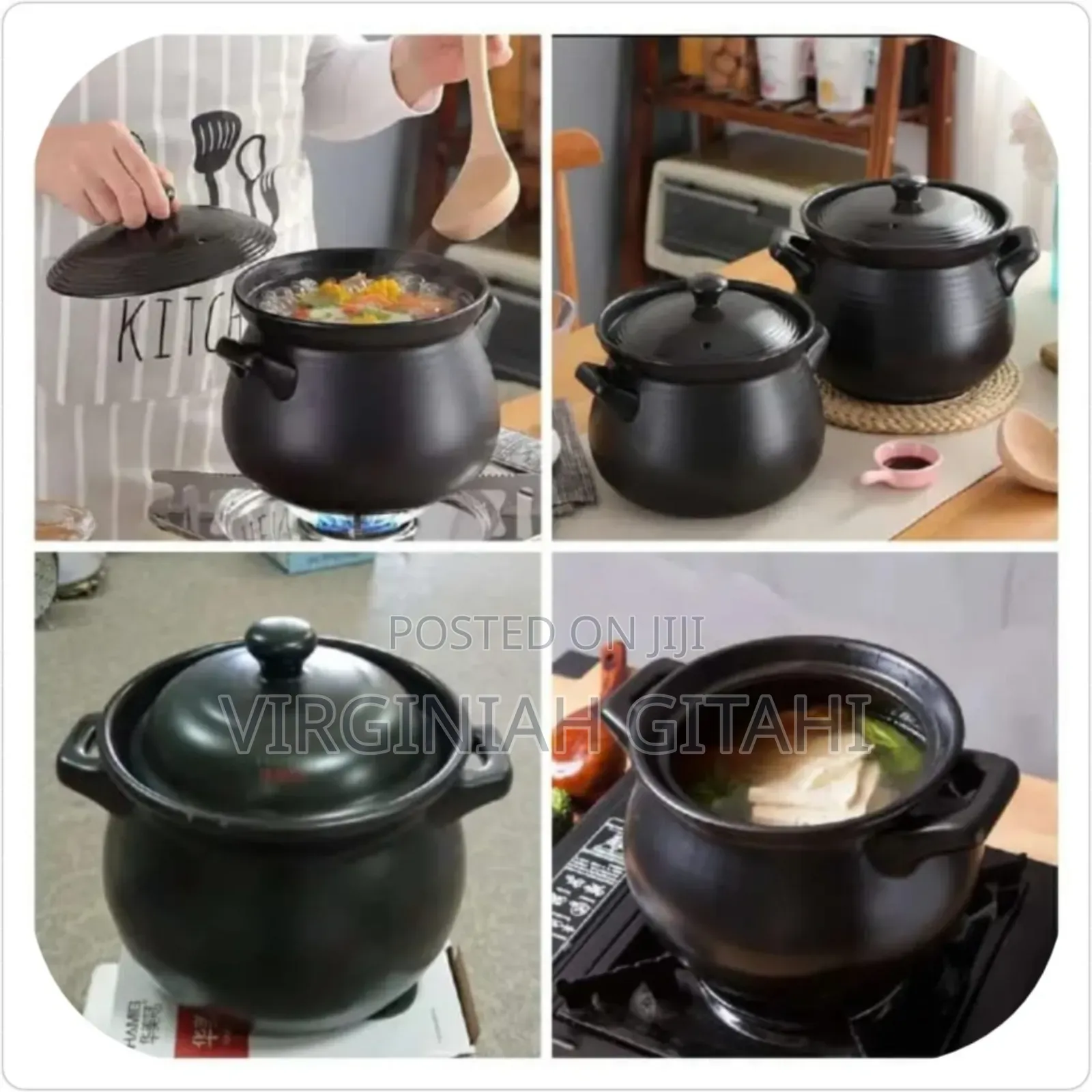 Durable Porcelain Cooking Pot