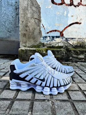 Nike Shox Tl 'white Black Mettalic'