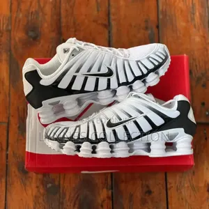 Nike Shox Tl 'white Black Mettalic'