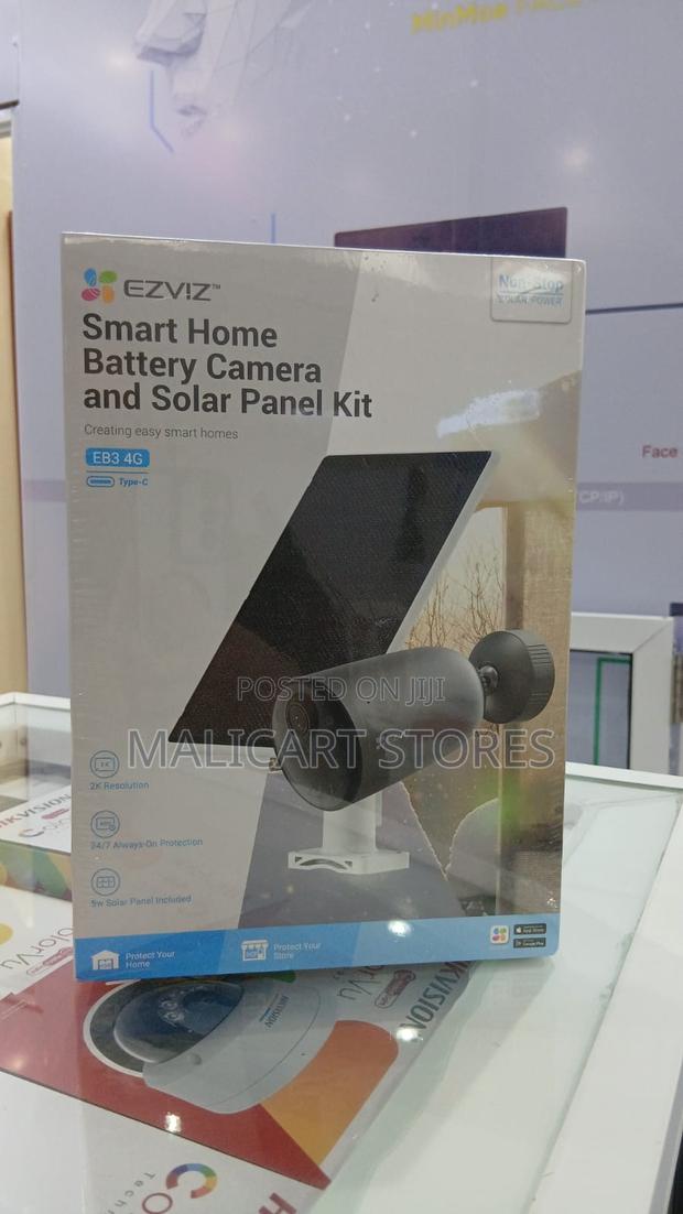 Ezviz Eb3 4g Battery Camera With Solar Panel Kit