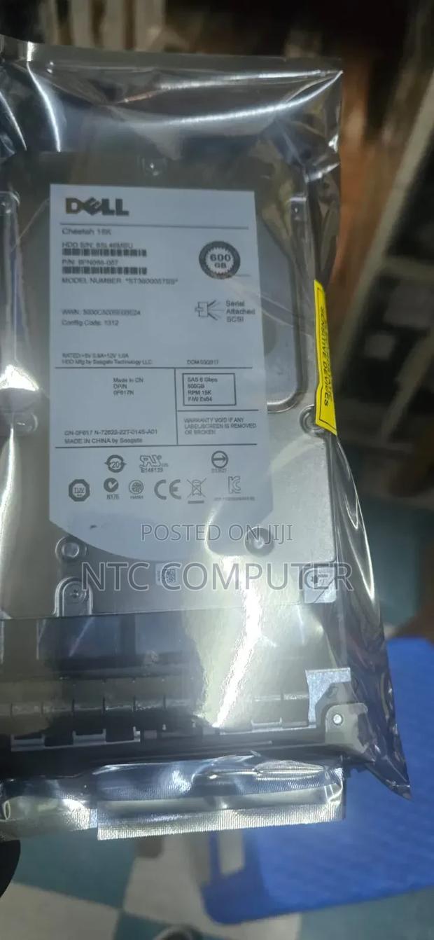 Dell Cheetah . 600gb Sas Hard Drive Server