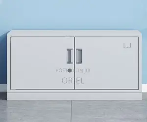 Steel Cabinet : 2-Locker Steel Office Cabinet
