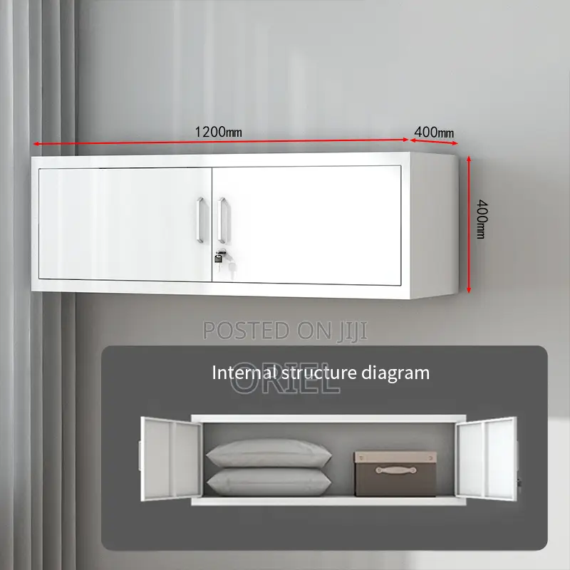Steel Cabinet : 2-Locker Steel Office Cabinet