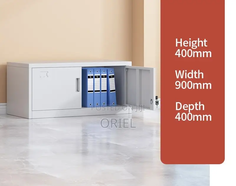 Steel Cabinet : 2-Locker Steel Office Cabinet