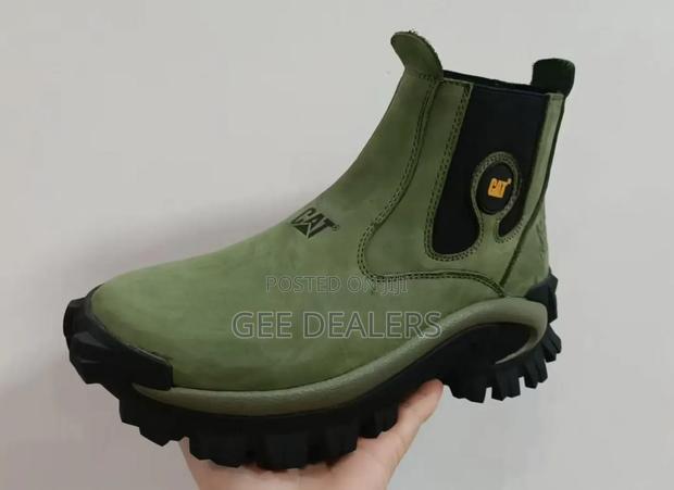 Ankle Boots Caterpillar Boots, Laceless Cat Boots