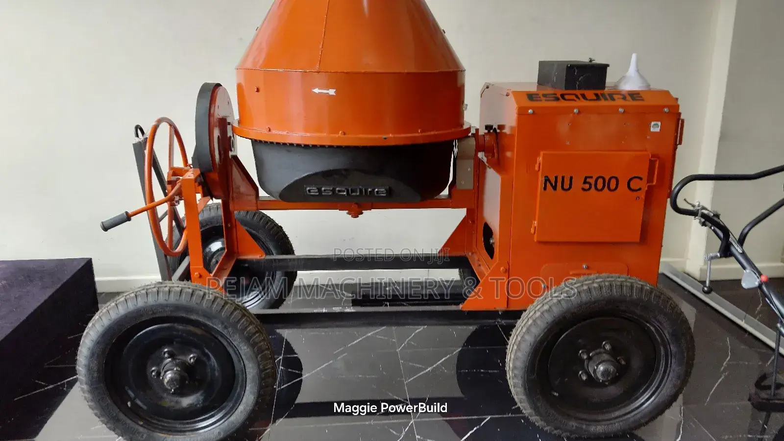 Esquire Indian Concrete Mixer 500l Kirloskar 6.5hp Diesel Engine Belt