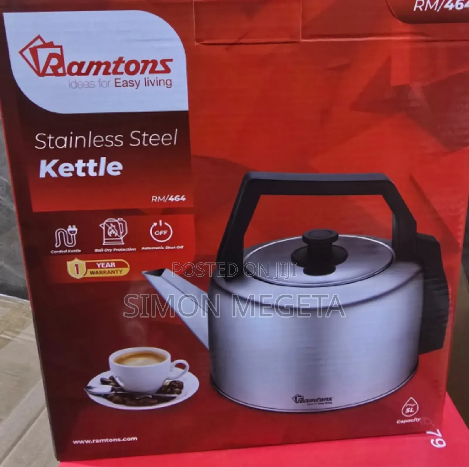 Ramton Electric Pressure 6litres