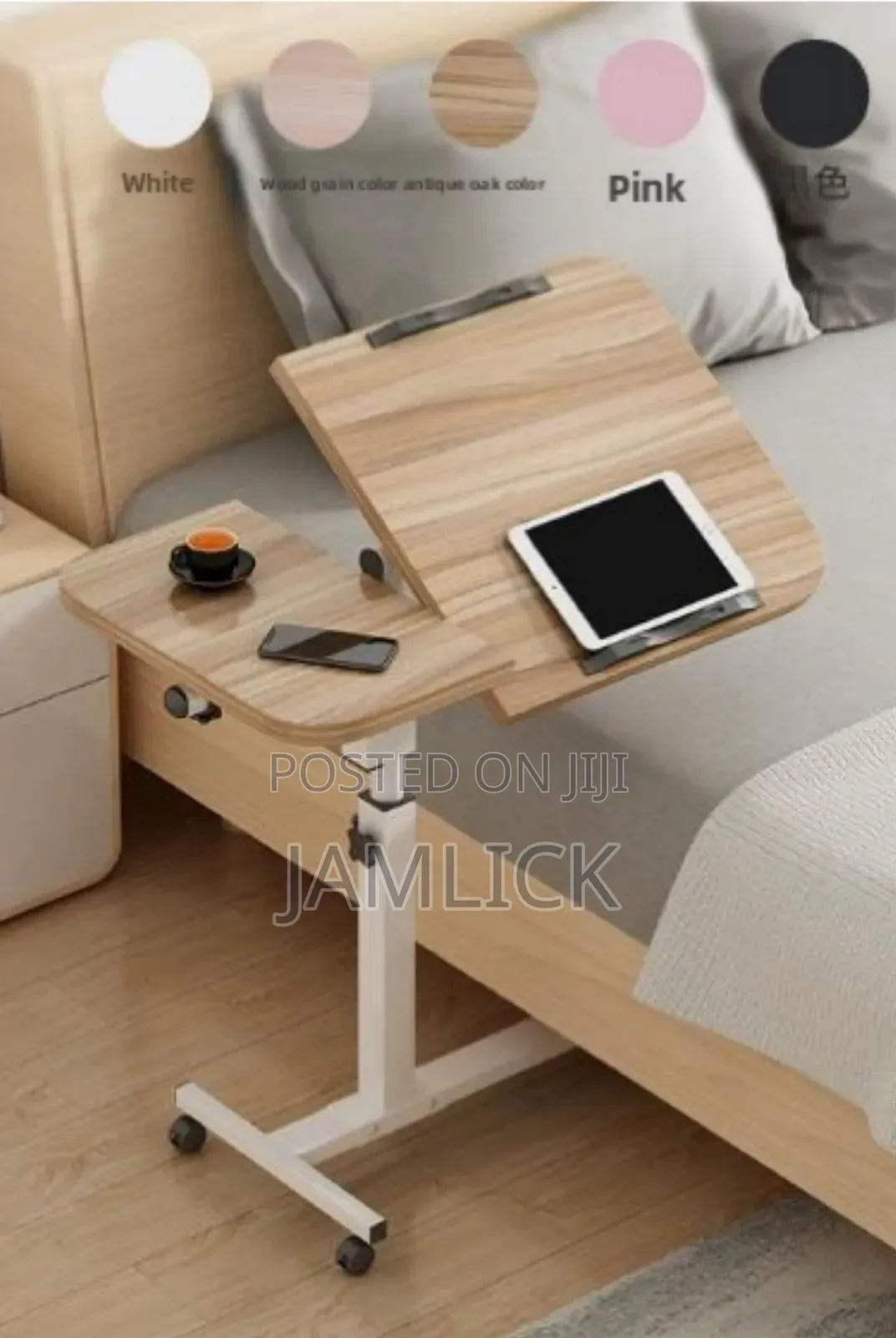 Adjustable Laptop Desk With Wheels - Cr