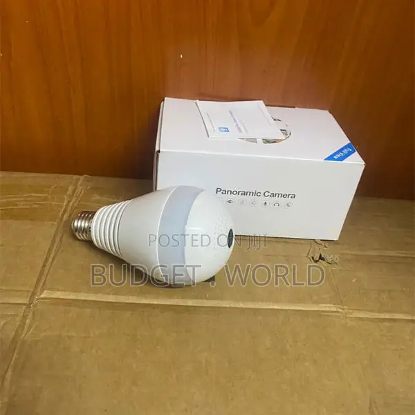 Bulb CCTV Camera – Night Vision Audio Support