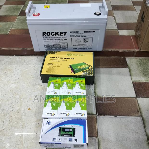 200ah Battery+300w Inverter+20ah Charge Controller