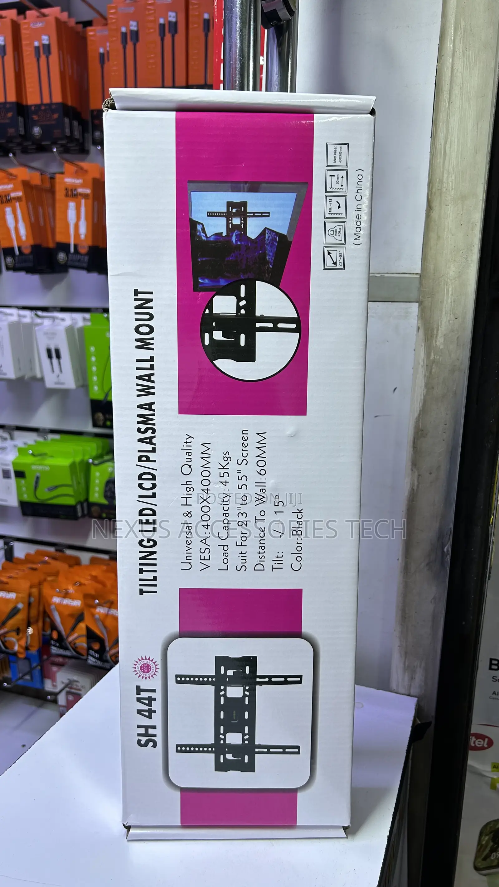 Sh 44t Universal Tv Wall Mount – Fits 23" To 55" Screens