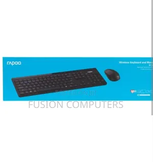 Rapoo Multi-mode Wireless Keyboard & Mouse | Us | Black (8110m)