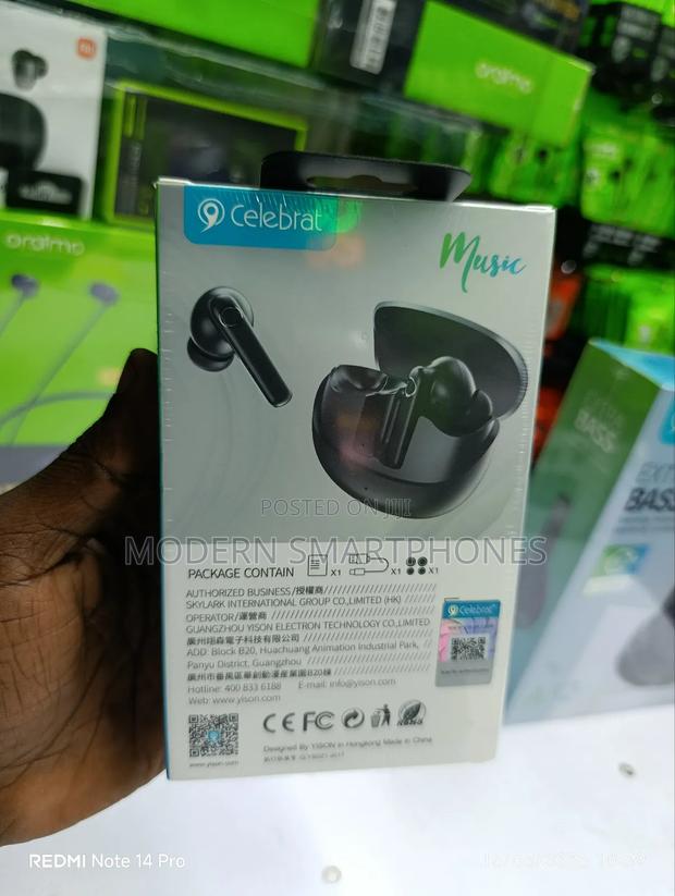 Celebrat W71 Bluetooth 5.4 Tws Earbuds With 10mm Composite Driver - thumbnail 2