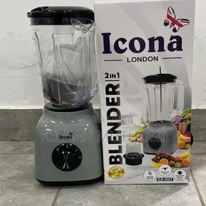 2 in 1 Blender Icona Blender With Sharp Stainless Blades
