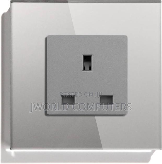 Powermax 13a 1gang Socket Metallic