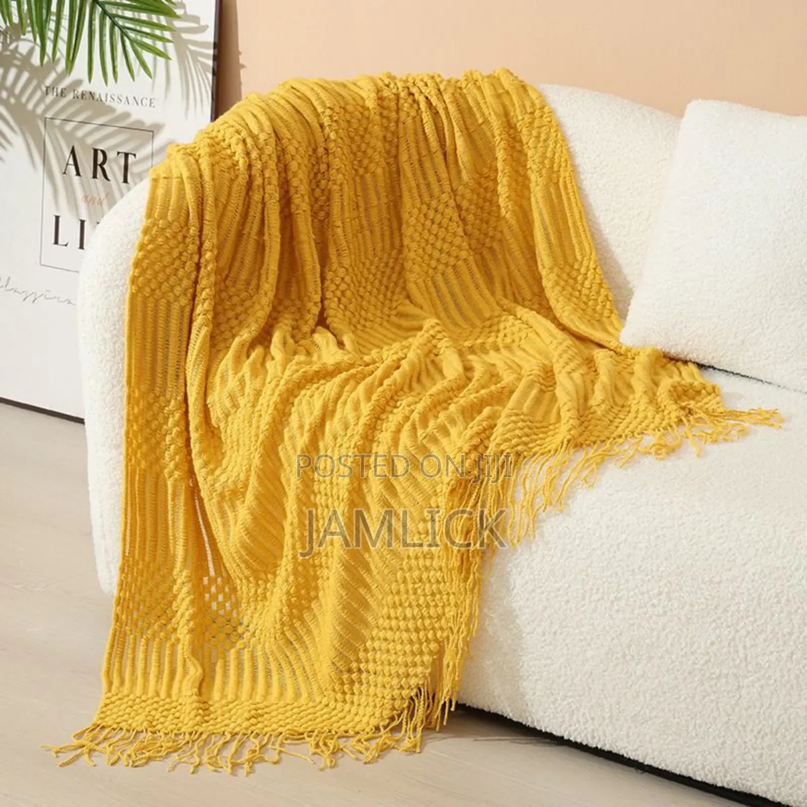 Nordic Style Sofa Throw Blanket - Cr