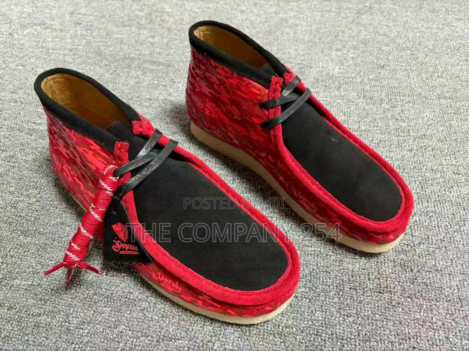 Quality Leather Sued Rubber Sole Crack Wallabies Sneakers Shoes