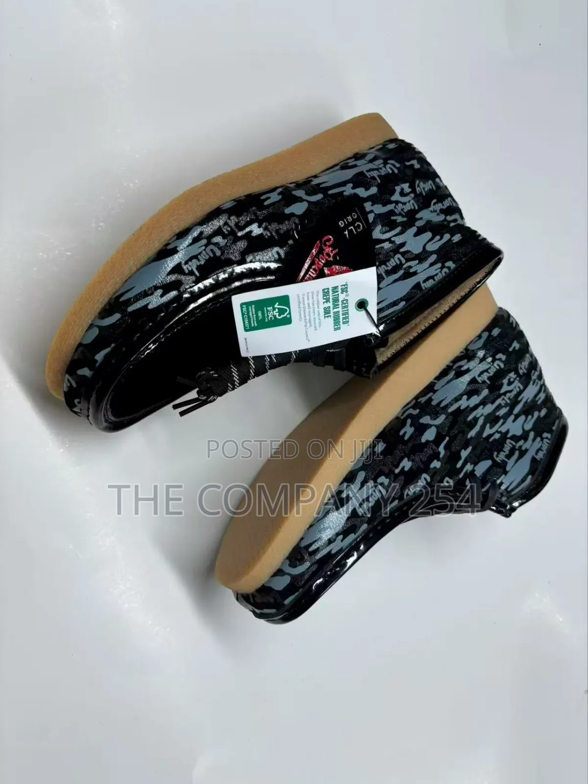 Quality Leather Sued Rubber Sole Crack Wallabies Sneakers Shoes