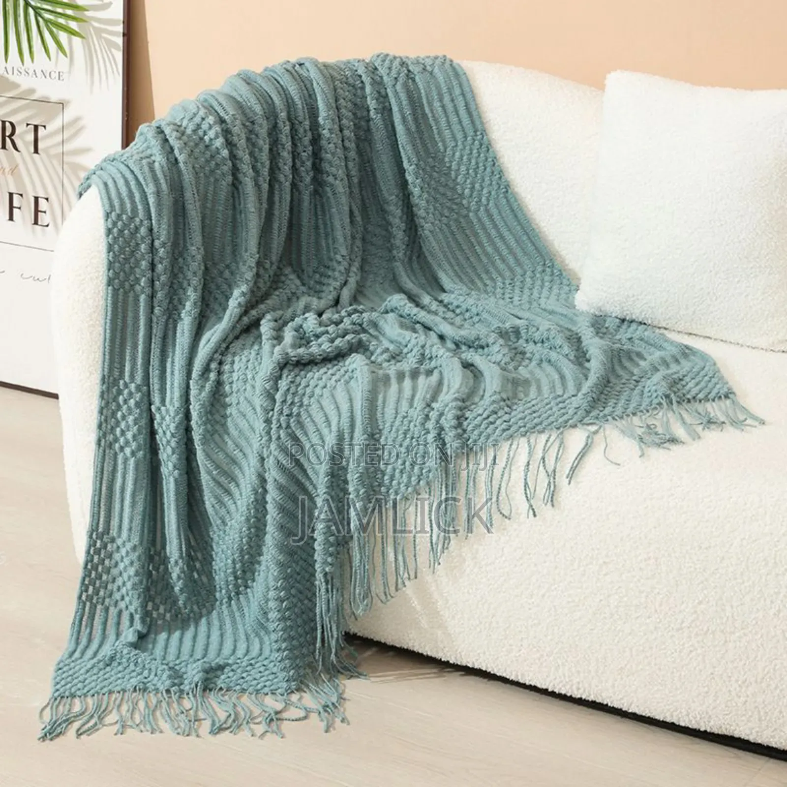 Nordic Style Sofa Throw Blanket - Cr