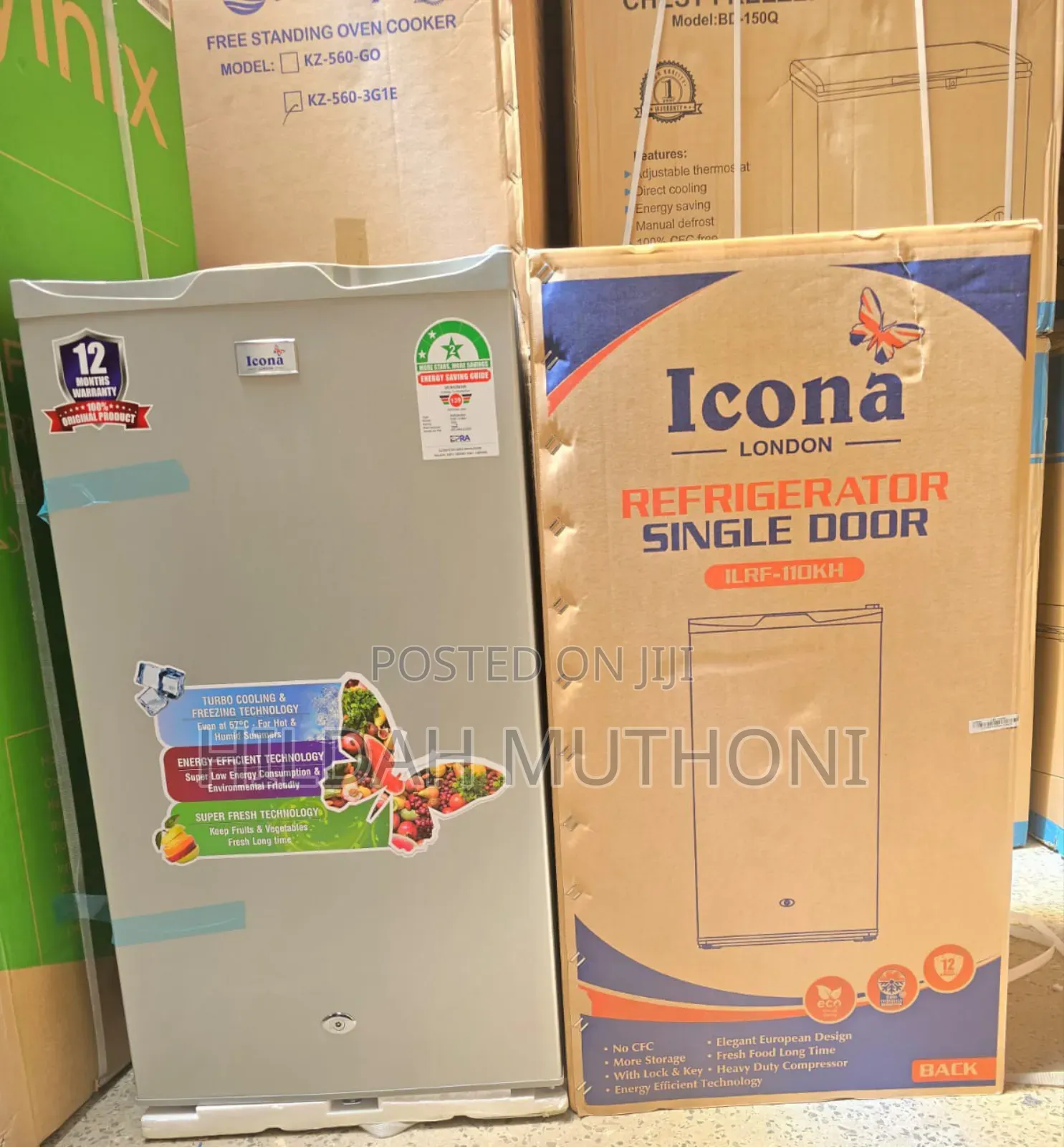 90l Icona Single Door Refrigerator