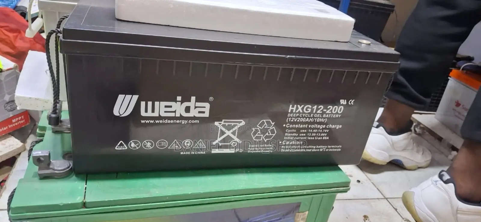 Weida 200ah Solar Backup Battery