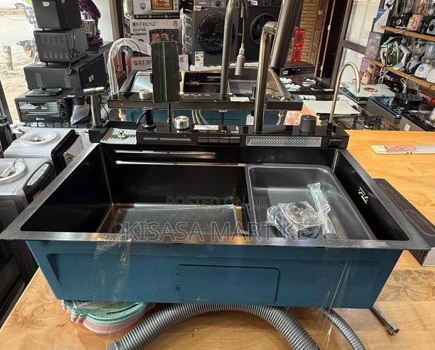 Modern Handmade Stainless Steel Sink 75×45 Cm Antibacterial,Rust Proof - main view