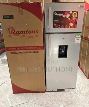 Ramtons Rf/130- 213ltr 2 Door Direct Cool Fridge+ Dispenser