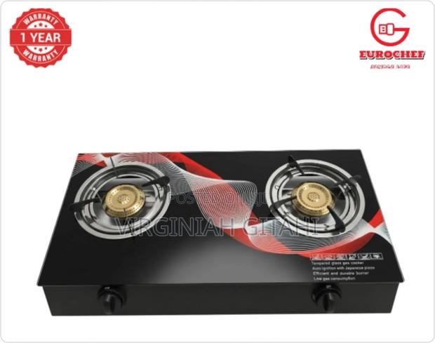 Eurochef 2 Burner Glass Top Cooker