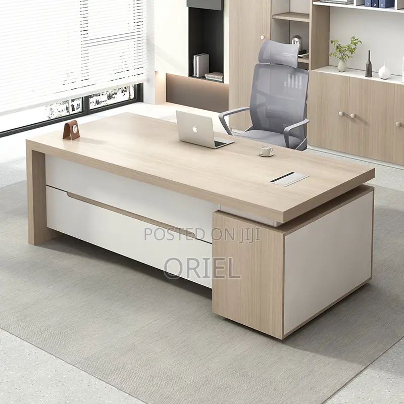 Office Desk : Office 1.6metres Executive L-Shaped Desk