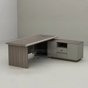 Office Desk : Office 1.6metres Executive L-Shaped Desk