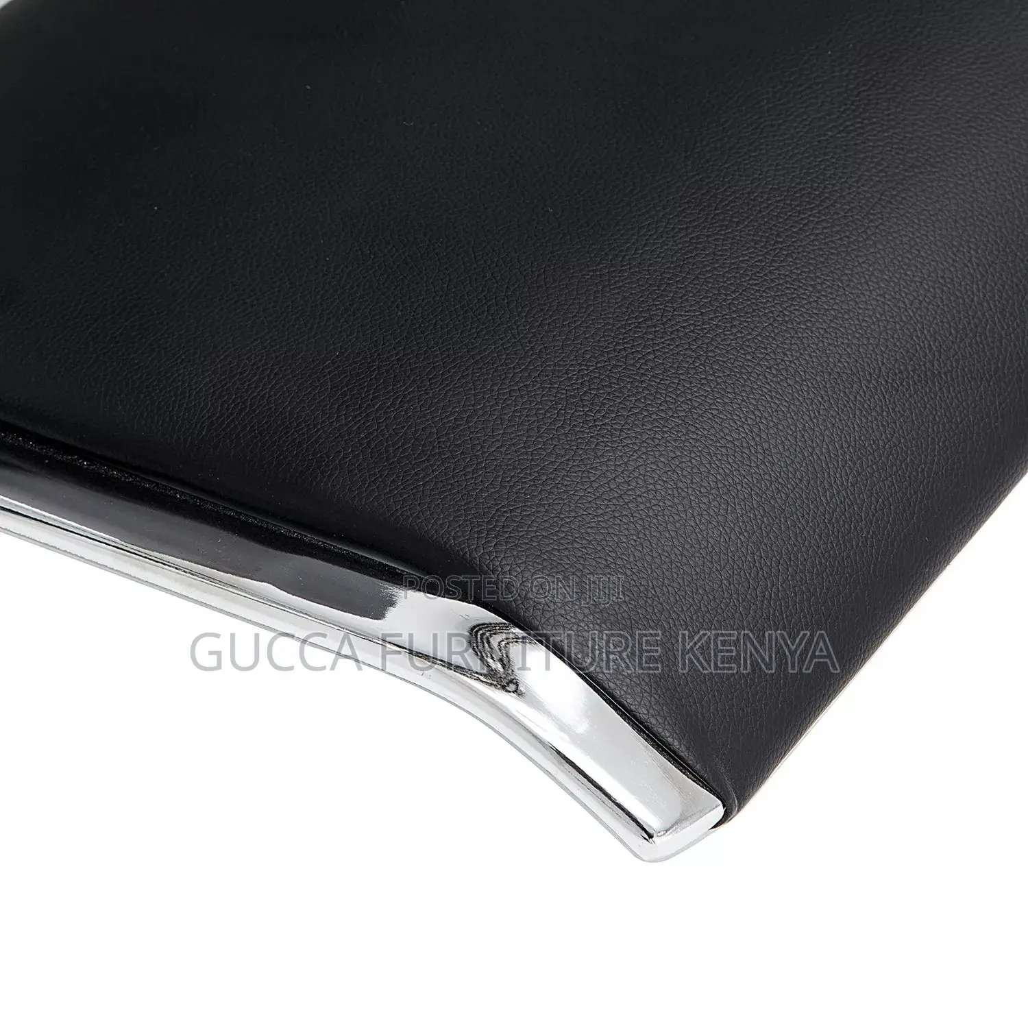 3-link Leather Cushioned Reception Waiting Bench