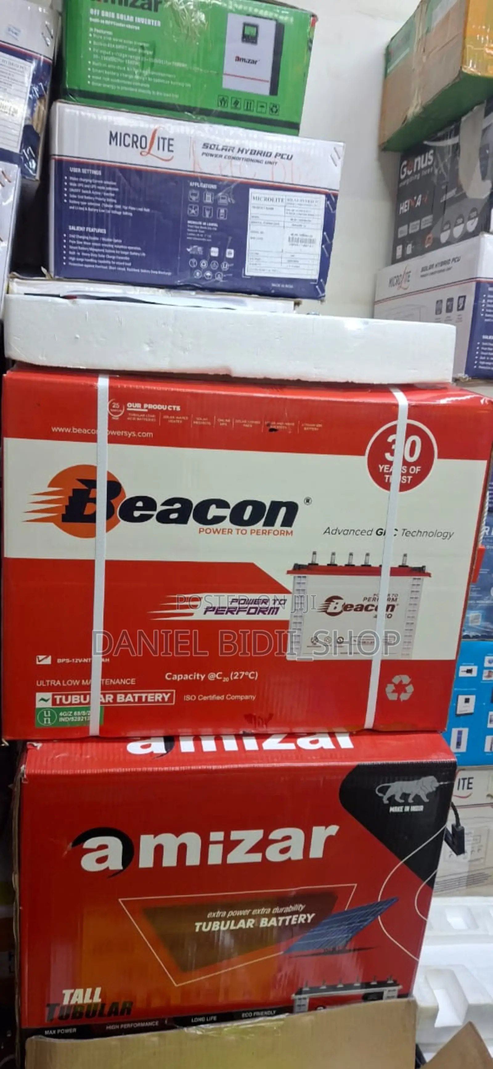 Beacon Tubular Battery 100ah 12v