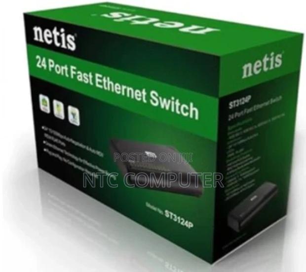 Netis St3124p 24 Port Fast Ethernet Switch