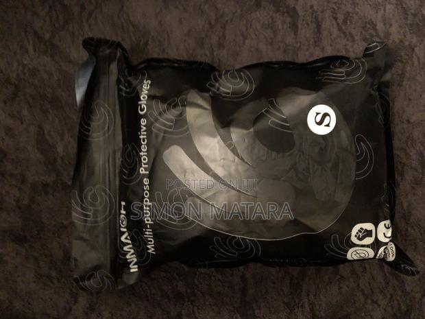 100pcs Black Nitrile Gloves Disposable Thickened Durable - thumbnail 4