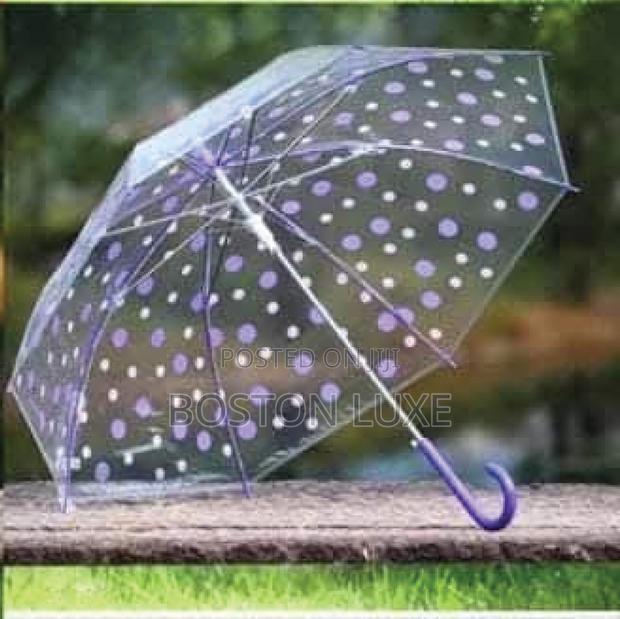Transparent Polka Dot Umbrella