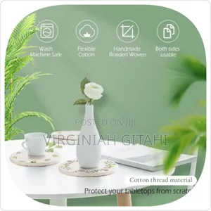 Woven Place Mat, Non-Slip Coaster