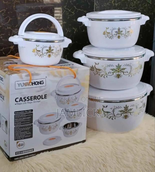 4 PCS Casserole Hotpots Set - Jf
