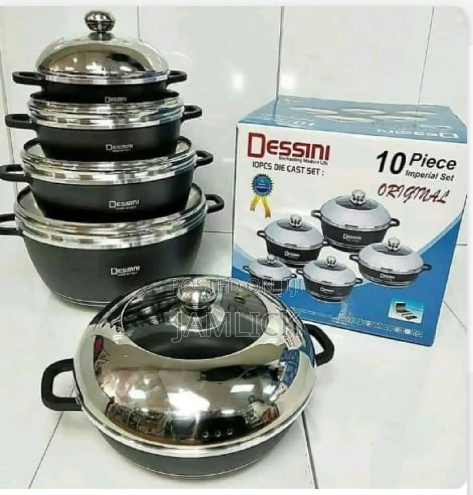 10 PCS Dessini Cookware Set - Jf