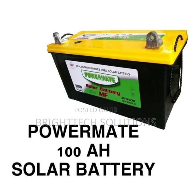 100ah Solar Battery Dry Cell Deep Cycle Long Life - main view