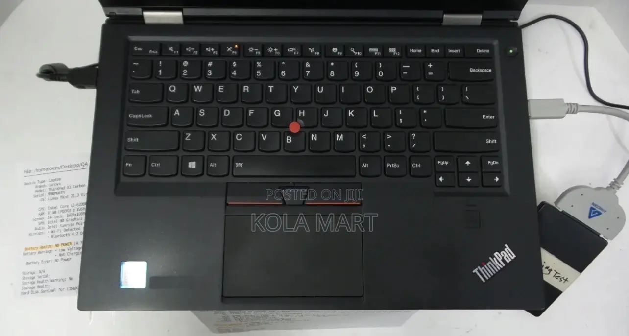 Laptop Lenovo ThinkPad X1 Carbon 8GB Intel Core i5 SSD 256GB