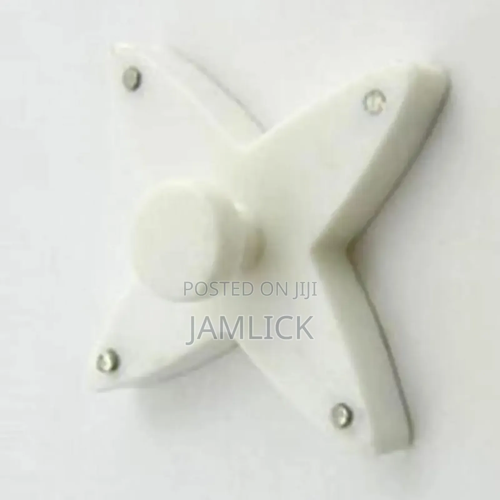 10 PCS Hard Plastic 4-Pin Seamless Wall Hooks - Id