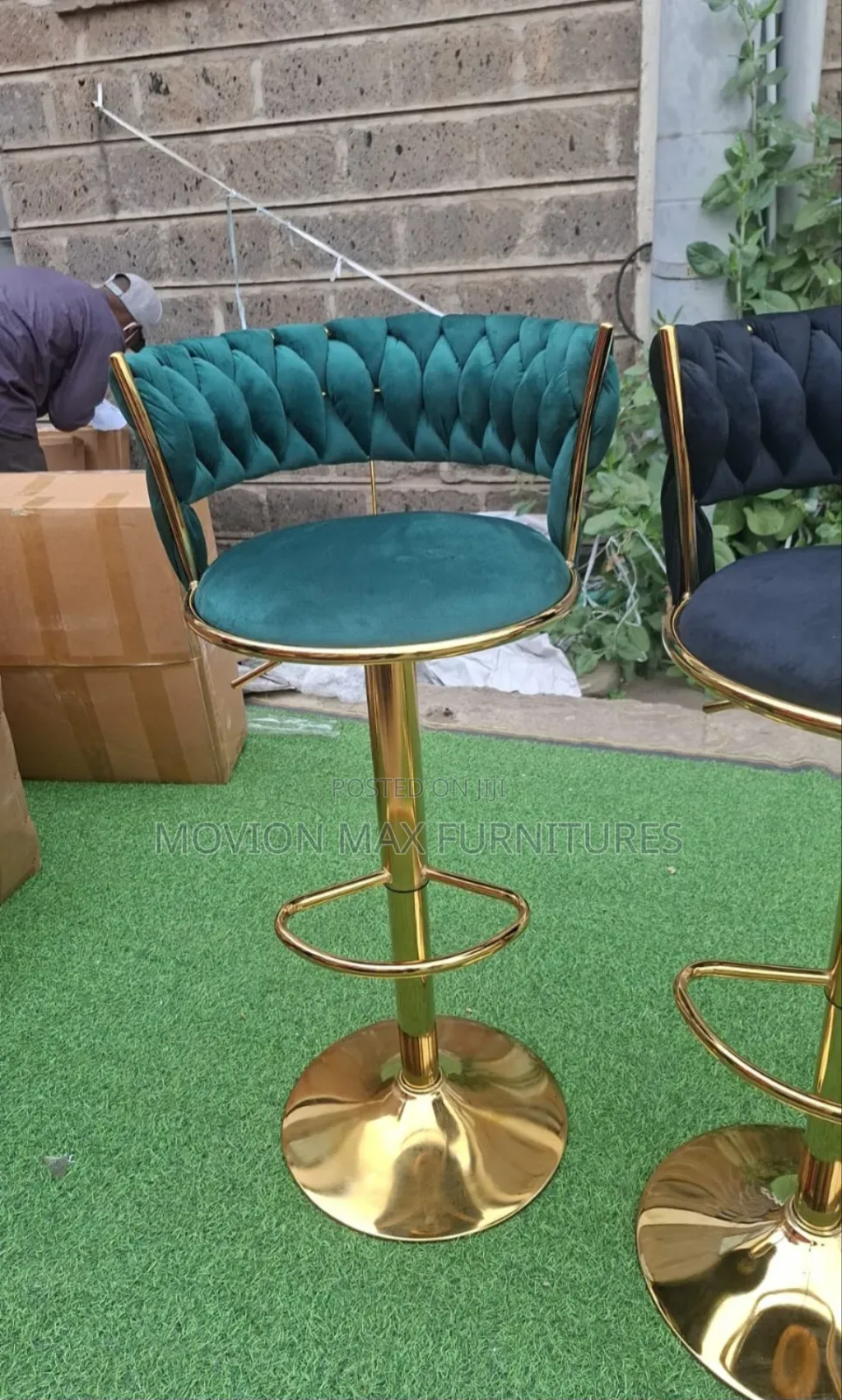 Goldish Counter Stools