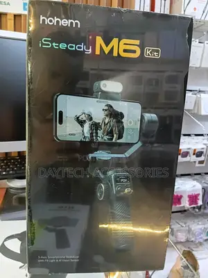 Hohem Isteady M6 Smartphone Gimbal Kit With Magnetic Ai Vision Sensor.