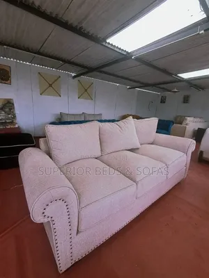 3-Seater Sofa Cream/White Also Available.