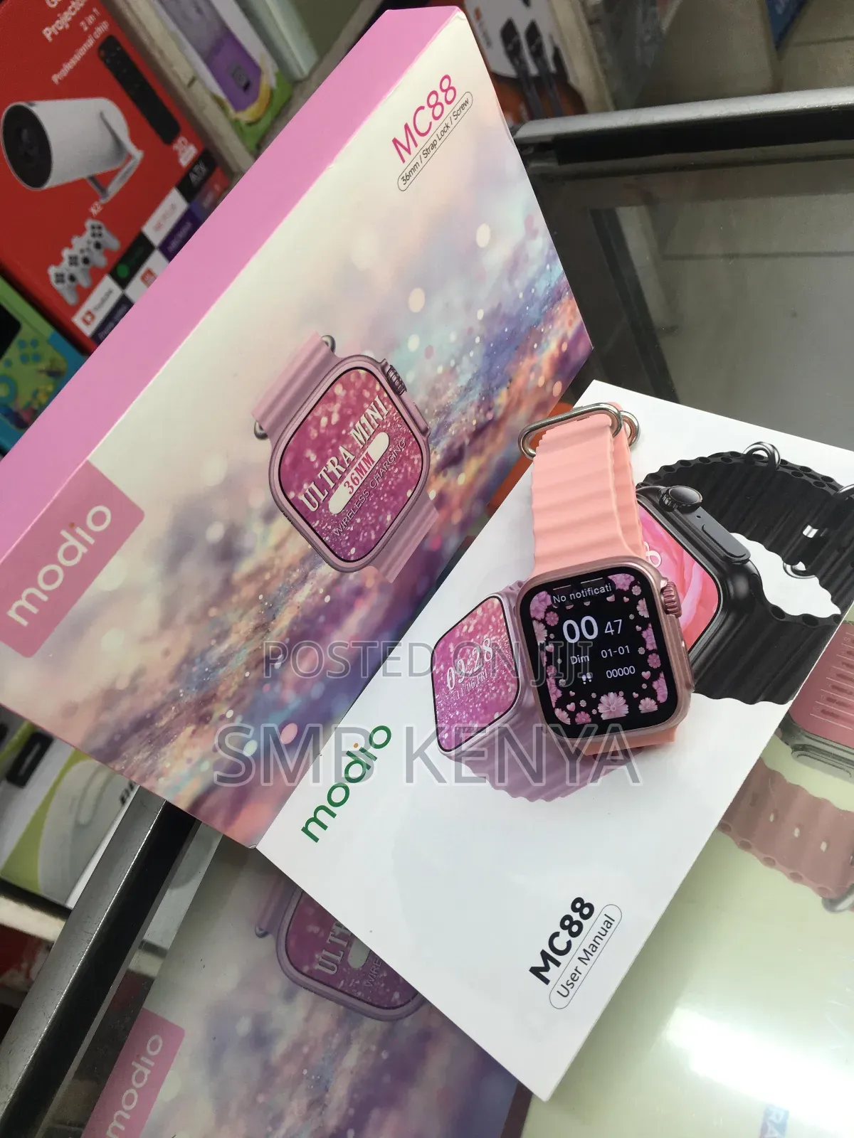 Ultra Mini 36mm Wireless Charging Watch