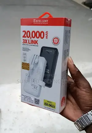 Excellent 20,000mah Ex-062 3x Link Powerbank
