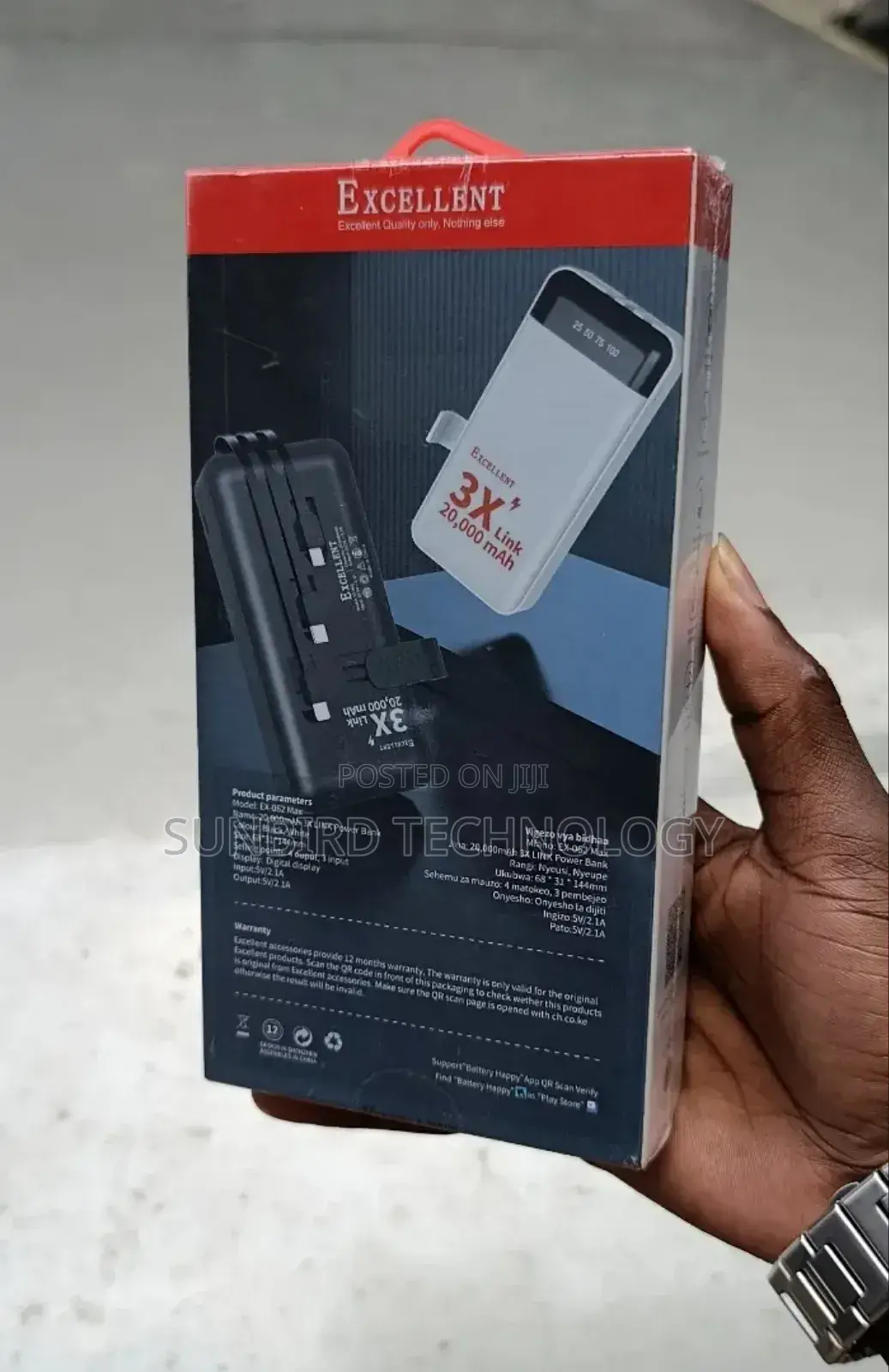 Excellent 20,000mah Ex-062 3x Link Powerbank