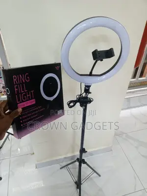 10-Inch Led Ring Light With Tripod Phone Holder